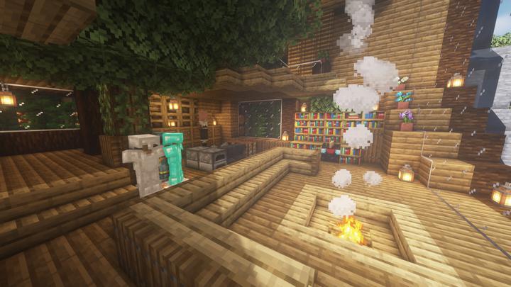 Minecraft Pe Inside House Ideas